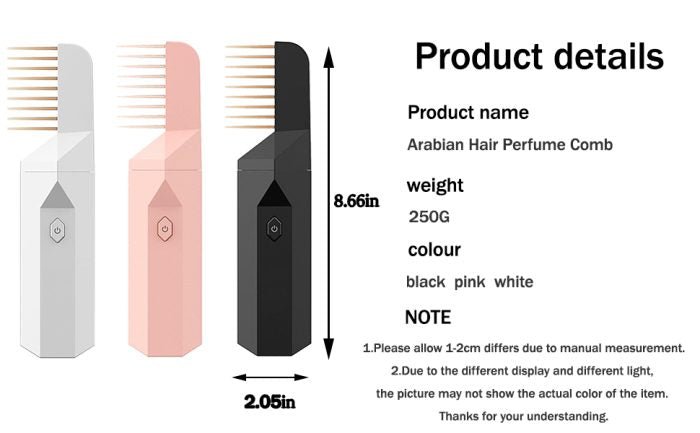 2-in-1 Hair Bakhoor Comb with Diffuser - Smartify Zone