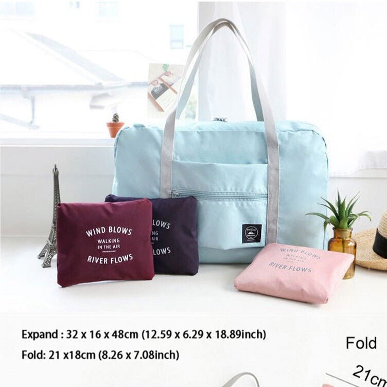 Foldable Travel Duffel Bag – Waterproof Luggage Organizer Tote - Smartify Zone