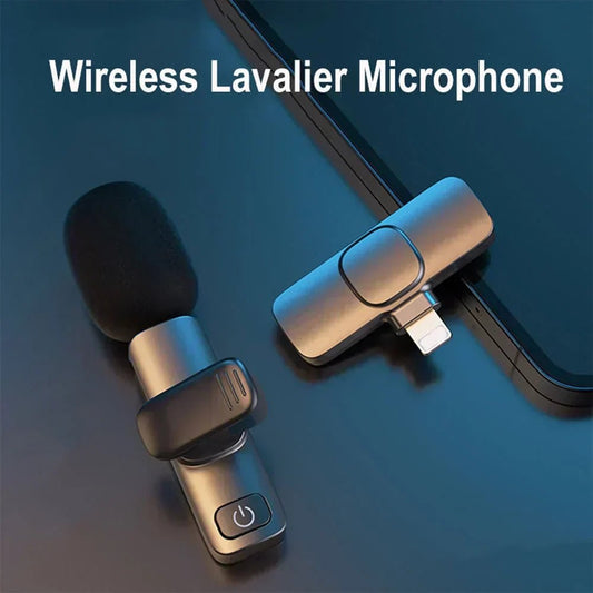K8 Wireless Lapel Microphone – Type-C, Noise Reduction, 20m Range - Smartify Zone