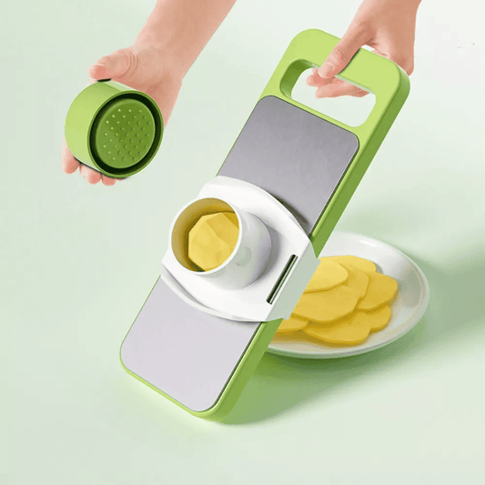 Stainless Steel Vegetable Cutter & Grater – Slicer, Shredder, Peeler - Smartify Zone