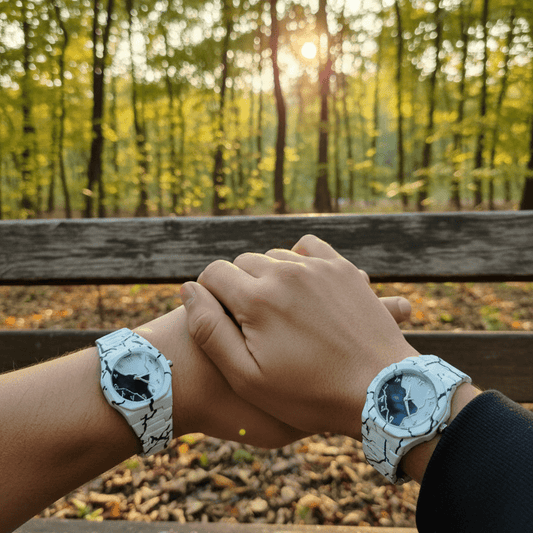 Tiger Aura Couple Watch Set – His & Hers Matching Pair, Gift Ready - Smartify Zone