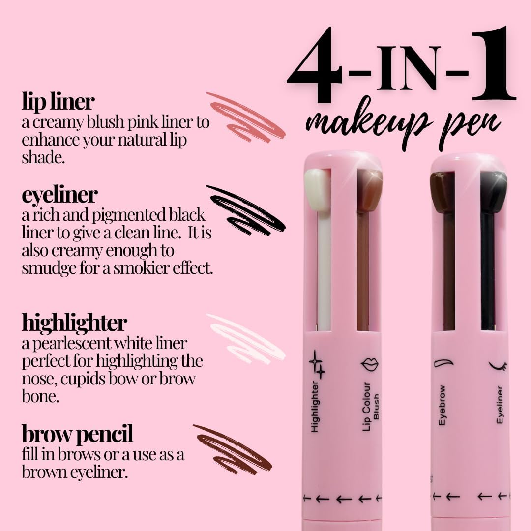 4-in-1 Multi-Effect Makeup Pen – Eyeliner Magic in One Tool! - Smartify Zone