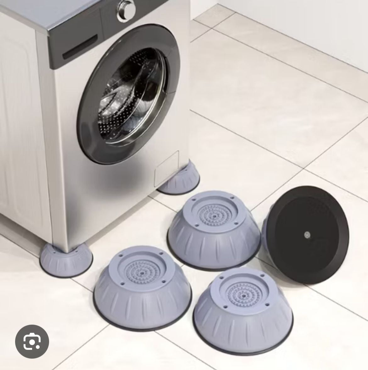4Pcs Universal Anti-Vibration Feet Pads — Non-Slip Rubber Mats - Smartify Zone