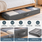 Foldable Under-Bed Storage Organizer with Clear Window and Handles - view 2