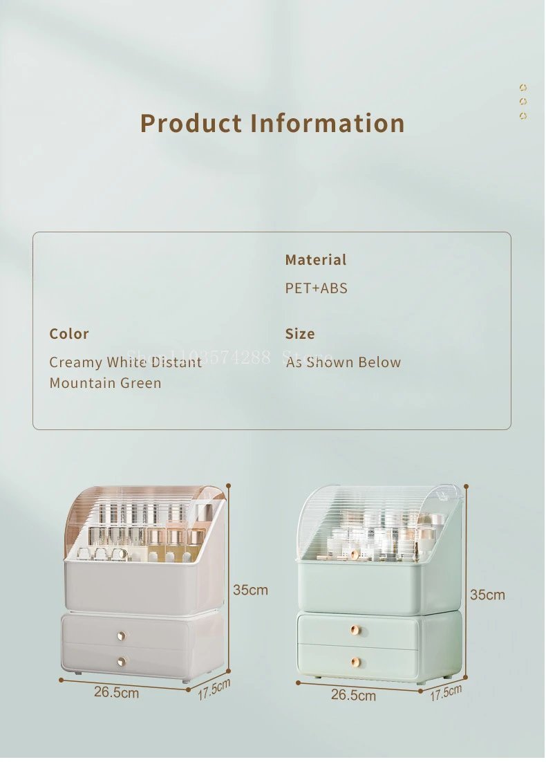 Dresser Cosmetics Organizer With Draw - Smartify Zone