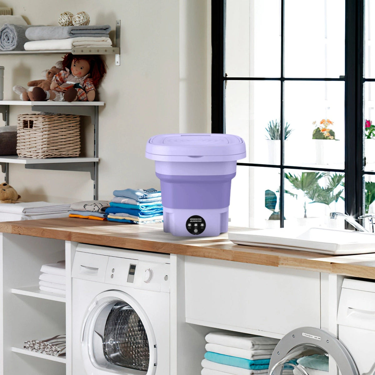Foldable Mini Washing Machine – Portable Laundry for Small Loads - Smartify Zone