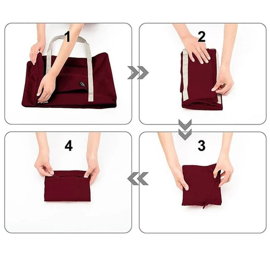 Foldable Travel Duffel Bag – Waterproof Luggage Organizer Tote - Smartify Zone