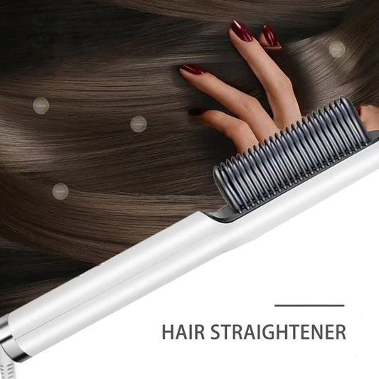 Hair Straightener Comb – Smooth, Sleek, and Safe Styling - Smartify Zone