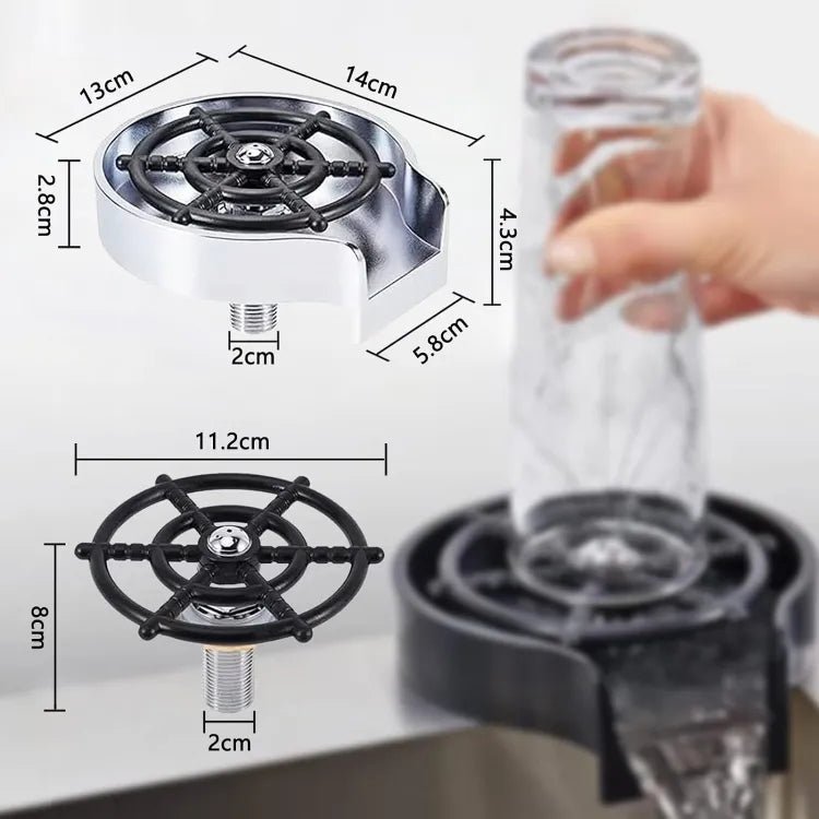 High Pressure Faucet Glass Rinser Automatic Cup Washer Bar Kitchen - Smartify Zone
