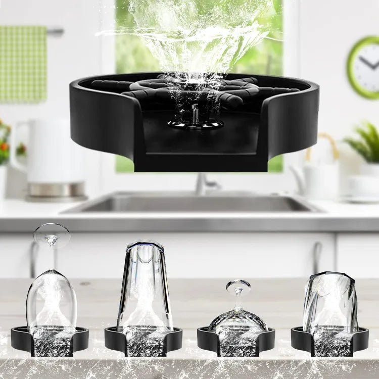 High Pressure Faucet Glass Rinser Automatic Cup Washer Bar Kitchen - Smartify Zone
