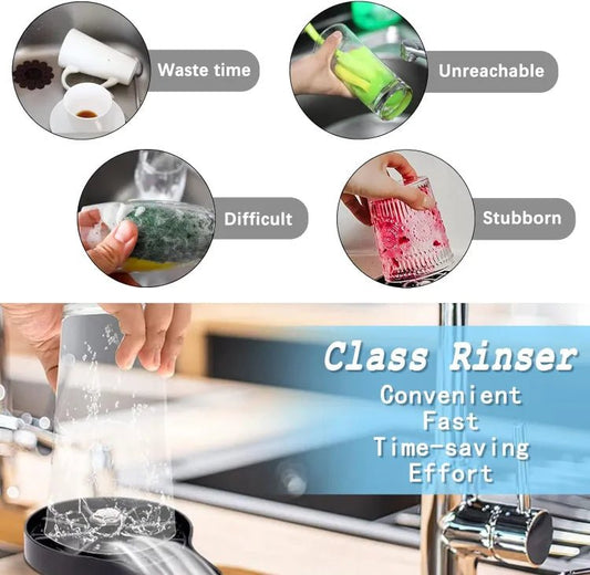 High Pressure Faucet Glass Rinser Automatic Cup Washer Bar Kitchen - Smartify Zone