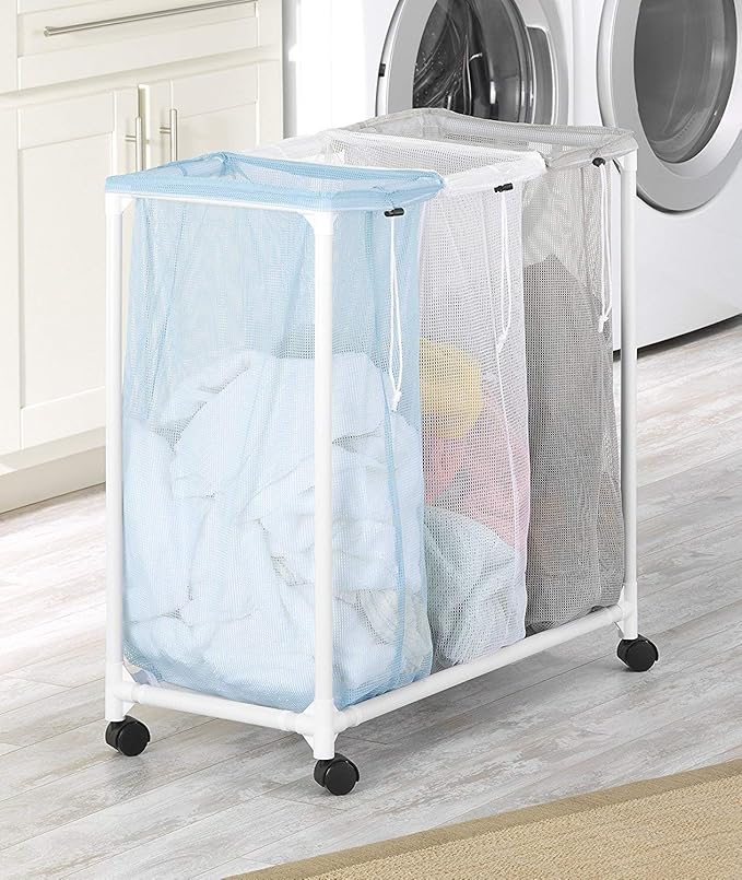 Laundry Basket with Clothing Sorter - view 1
