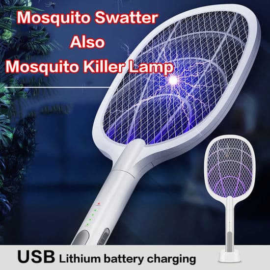 Mosquito Killer Racket Electric Handheld Mosquito Swatter - Smartify Zone