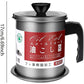 Oil Fryer Pot with Strainer & Lid – Food Grade Cooking Oil Filter - Smartify Zone