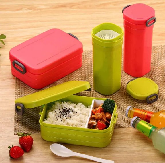 Portable Lunch Box with Water Bottle - view 2