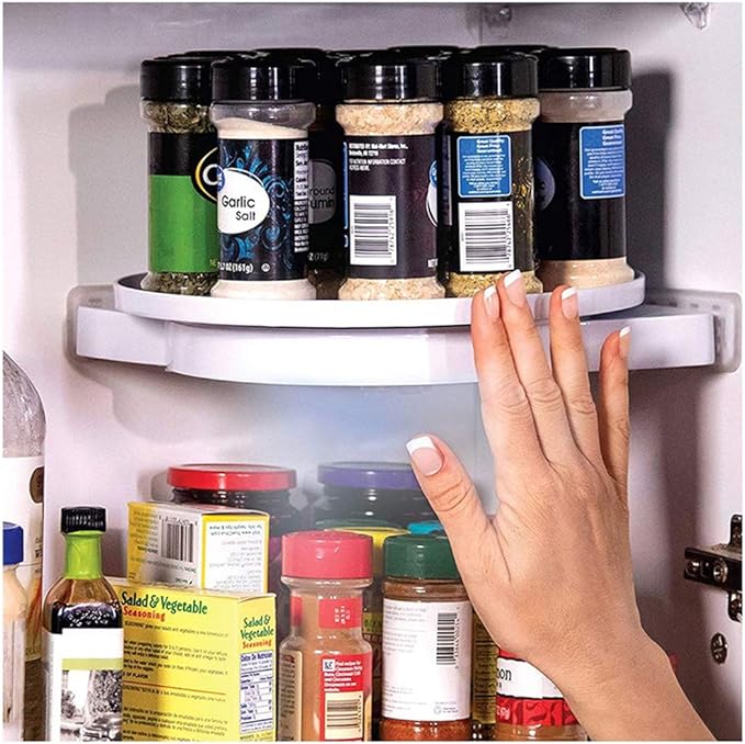 Rotating Storage Shelf for Kitchen and Bathroom - view 2