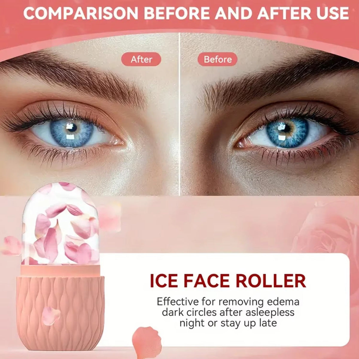 Silicone Ice Cube Facial Roller & Cleansing Scrub - Smartify Zone