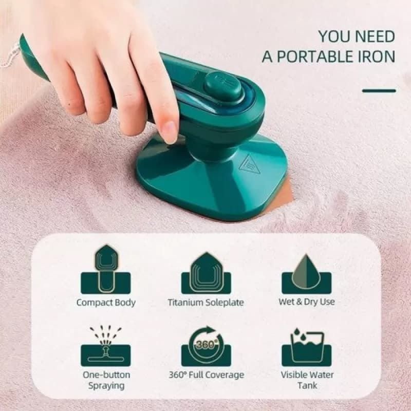 Steam Iron – Smooth Glide, Fast Wrinkle Removal for Daily Use - Smartify Zone