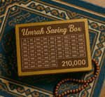 Wooden Umrah Saving Box – Premium 210,000 Goal Money Box - Smartify Zone